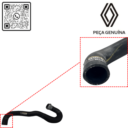RN 15172R 215015172R MANGUEIRA SUP. DO RADIADOR MOT 1.6 8V K7M LOG IISAN II 14... 2